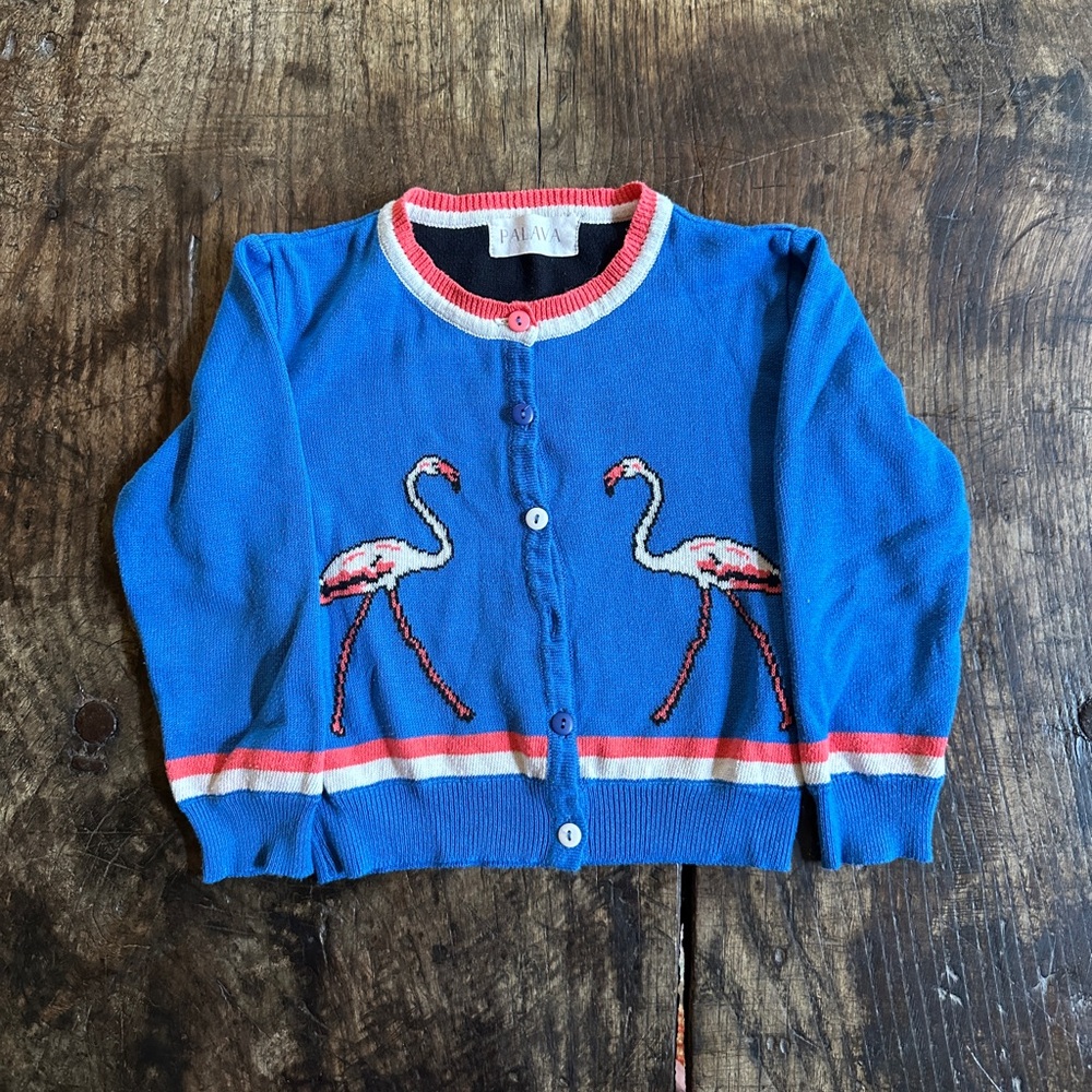 Children’s Flamingo Cardigan